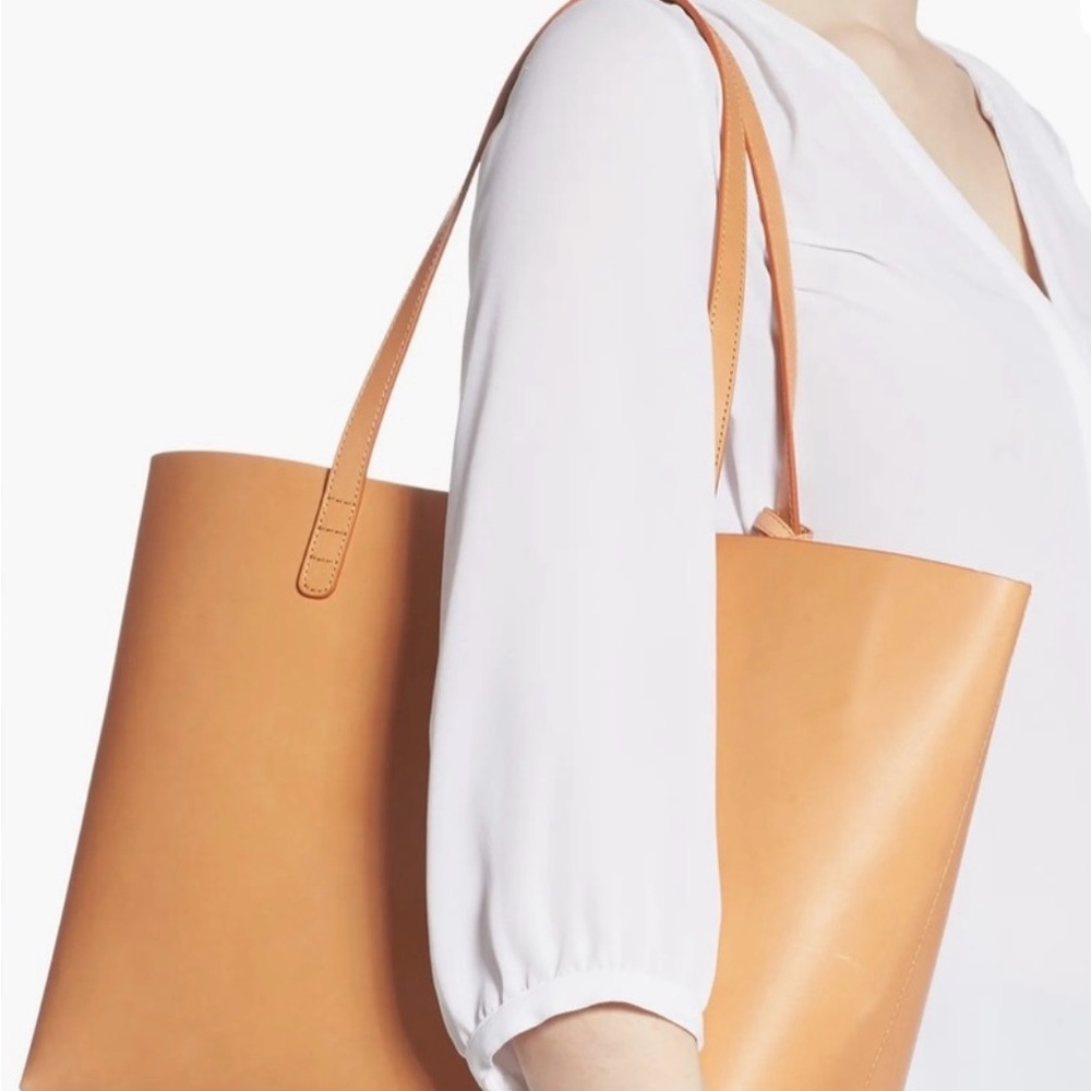 Mansur Gavriel Large Tote in Cammello Rosa